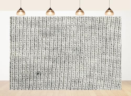 15x10ft Fabric Knitted Wool Texture Backdrop Ribbed Fabric Surface Photography Background for Textile Party Decor Home Wall Hanging Tapestry Photo Props - size: 15x10ft