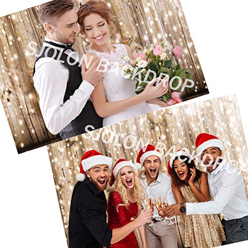 10x15FT Rustic Wood Vinyl Photography Backdrop Nostalgia Wood Floor Photo Backdrop Baby Newborn Photo Studio Props JLT10359 Yellow - size: 10x15FT