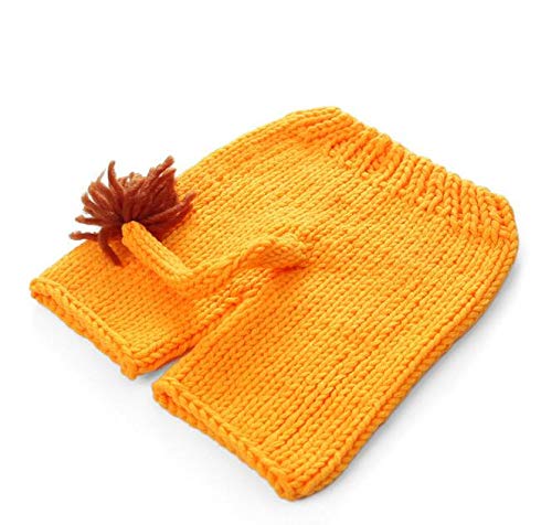 Matissa Newborn Baby Girl/Boy Crochet Knit Costume Photography Prop Hats Outfits - color: Baby Lion