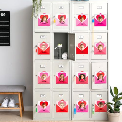 60pcs Valentine's Day Theme DIY Cutouts Heart Envelope Bulletin Board Decoration Set Envelope Paper Cut-Outs Classroom Decor for Valentines Classroom DIY Photo Craft Party School Wall Door Supplies - style: Valentine's Day Heart Envelope
