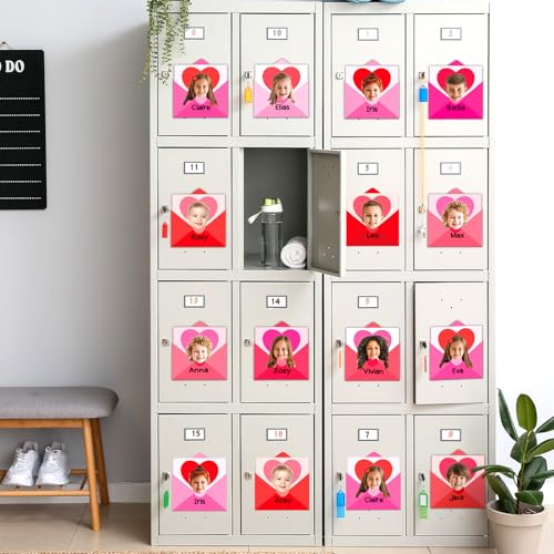 60pcs Valentine's Day Theme DIY Cutouts Heart Envelope Bulletin Board Decoration Set Envelope Paper Cut-Outs Classroom Decor for Valentines Classroom DIY Photo Craft Party School Wall Door Supplies - style: Valentine's Day Heart Envelope