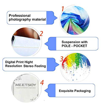 7x5ft Abstract Cartoons Art Backdrop Colorful Paint Splatter - Perfect for Parties, Photography & Photo Booth - size: 7x5ft