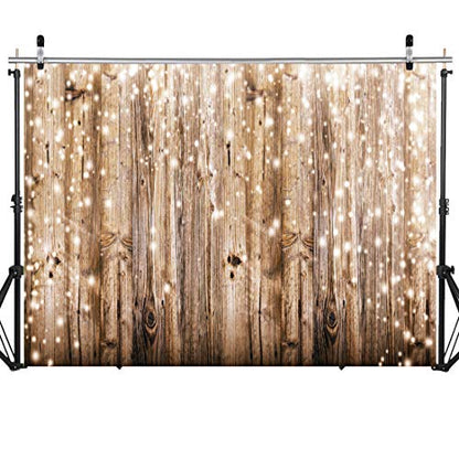 Rustic Wood Vinyl Photography Backdrop Nostalgia Wood Floor Photo Backdrop Baby Newborn Photo Studio Props JLT10359 (7x5FT) Yellow - size: 7x5FT