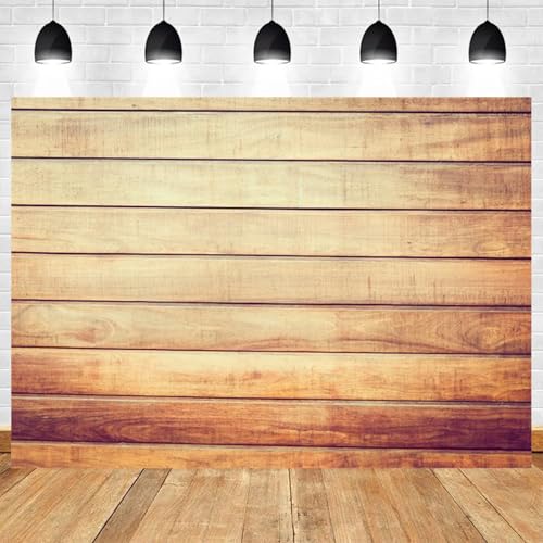 5x3ft Natural Rustic Wood Backdrop Vintage Wood Photography Background Wedding Banner Birthday Baby Shower Decoration Engagement Anniversary Celebration Portrait Photo Booth Prop - color: color 15, size: 5x3ft