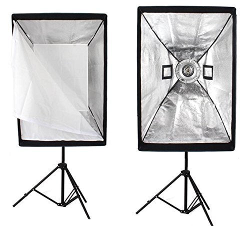 Godox 80x120 Centimeters/ 32x48 inches Softbox Lighting with Grid Beehive & Bowens Mount Speedring for Studio Photo Flash Speedlight Light and SUPON USB LED (80x120cm with Grid)