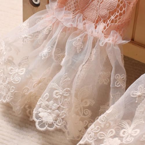 Newborn Photography Outfits Girl Newborn Photography Props Newborn Girl Lace Romper Headress Infant Princess Costume - color: Pink