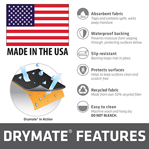 Drymate Gun Cleaning Pad, Premium Gun Cleaning Mat, Absorbent, Waterproof, Durable, Protects Surfaces, Contains Liquids (Made in the USA) - style: Green - (16" x 20")