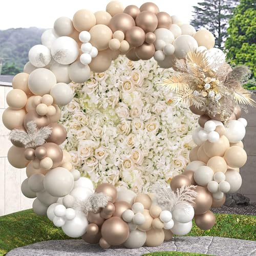 7.2x7.2ft Wedding Round Backdrop Cover - Apricot Champagne Floral Flowers Leaves Bridal Shower Party Circle Backdrop Cover Greenery Miss to Mrs Photography Background Props - color: Apricot, size: 7.2x7.2ft-Diameter