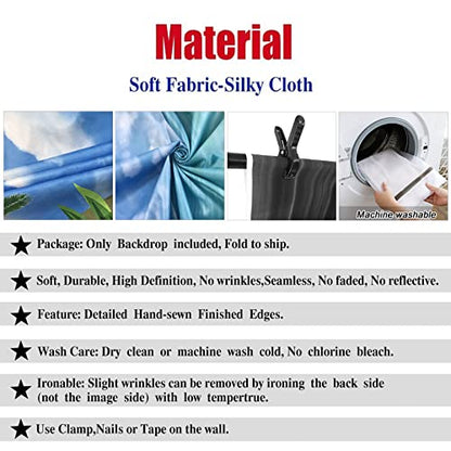 9x6ft Soft Fabric 50s Retro Rock N Roll Diner Party Backdrop Sock Hop Dance Cosplay Prom Photography Background Classic 1950s Baby Adult Birthday Wedding Banner Photo Booth RBJLSME025