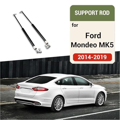 Refit Trunk Spring Booster Automatic Lifting Accessories Compatible With Mondeo 2014 2015 2016 2017 2018 2019 mk5 Car-styling(Piano black) - color: Piano black