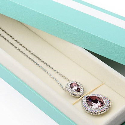 Oirlv Necklace Bracelet Pendant Gift Box With Pure White Bow Ribbons Jewelry Gift Case for Birthday,Anniversary,Engagement,Proposal - size: Bracelet/Necklace/Long chain Box