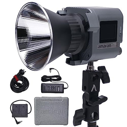 Aputure Amaran 60D S,Amaran 60D COB Daylight 5600k 65W LED Video Light,Bluetooth App Control,DC/AC Power Supply