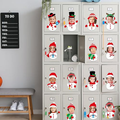 60pcs Christmas Theme Cutouts Snowman Bulletin Board Decorations Xmas Snowman Paper Cut-Outs Classroom Decor for Xmas Classroom DIY Craft Photo Wall Door Christmas Winter Party Supplies - style: Snowman