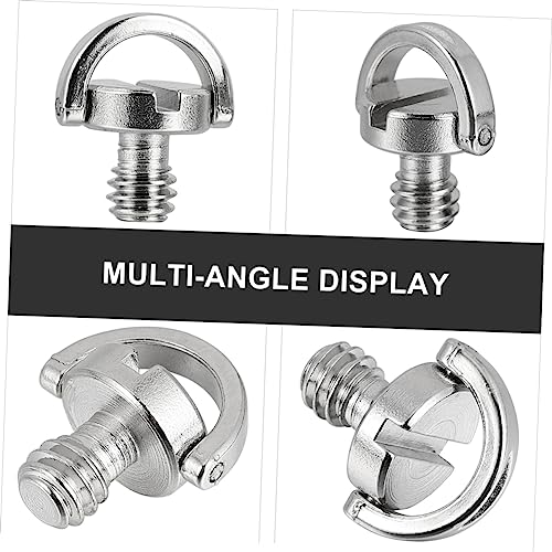Vaguelly 4pcs Screw for Tripod Mounting Plates Camera Screw Quick Release Accessory for Monopods Gimbals and Tripods and Convenient Photography Tool