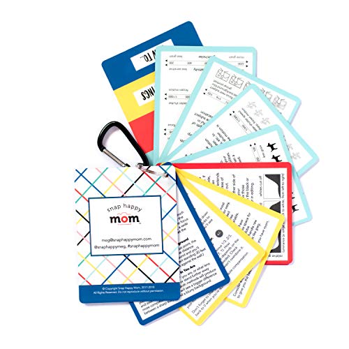DSLR Cheat Sheet Cards for Canon, Nikon and Sony Cameras - Plastic Quick Reference Photography Cards | Camera Settings, Exposure & Manual Mode (Bright) - color: Bright