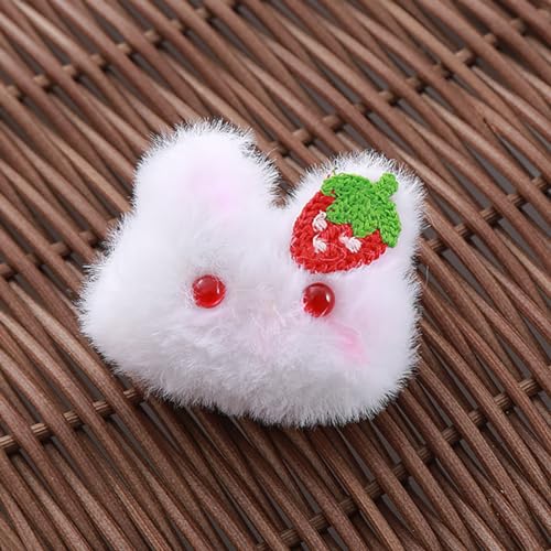2 Pcs Plush Bunny Hair Clips Rabbit Hairpin Cute Ponytail Holders Easter Hair Clip Animal Hair Accessories For Women Girls