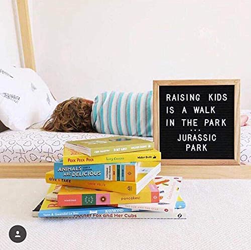Felt Board Felt Letter Board, 10 x 10 inch Message Board Word Board Letter Board Sign Bulletin Board Letters, Pregnancy Announcements Baby Announcement Sign, Valentines Day Gifts for Her Letterboard - color: Black