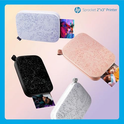 HP Sprocket Portable Photo Printer (2nd Edition) – Instantly print 2x3" sticky-backed photos from your phone – [Luna Pearl] [1AS85A] - color: Luna Pearl, style: Printer
