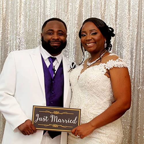 KING PROPS Best Photo Booth Props, Durable Business Pack Signs Photo Booth Perfect Wedding, Christmas, Birthday Reunions, Multicolor Waterproof Fun Signs Unique Photo Booth 64 Count Double Sided
