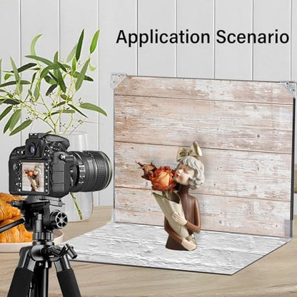 7Pcs 14Patterns Table Photo Backdrop Board Small Product Photography Suitable for Food,Jewelry,Cosmetics(Small Size 16.5x11.5in)