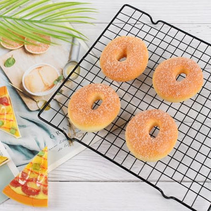 Artificial Doughnuts, 4 Pcs Fake Doughnuts Simulation Realistic Bread Food Models for Home Kitchen Bread Shop Display Photography Props