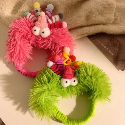 Funny Colorful Hair Bands Photo Booth Props Cartoon Headband Party Headpiece Colorful Spring Headband for Washing Face