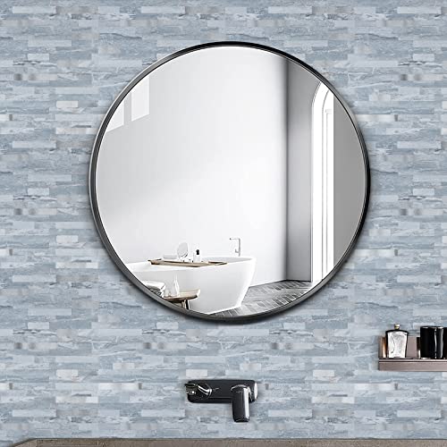 Midcard 20 Sheets Peel and Stick Backsplash PVC Wall Tile,for Kitchen Backsplash - color: Dark Blue With Metallic Silver, size: 20