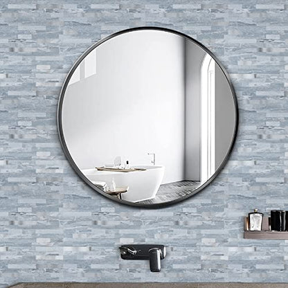Midcard 20 Sheets Peel and Stick Backsplash PVC Wall Tile,for Kitchen Backsplash - color: Dark Blue With Metallic Silver, size: 20