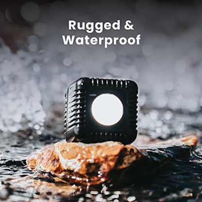 Lume Cube 2.0 Portable App-Controlled Waterproof LED Cube Light with DSLR Shoe Mount | Waterproof, Adjustable Brightness, Indoor Studio & Outdoor Use, for Photo and Video - size: Single