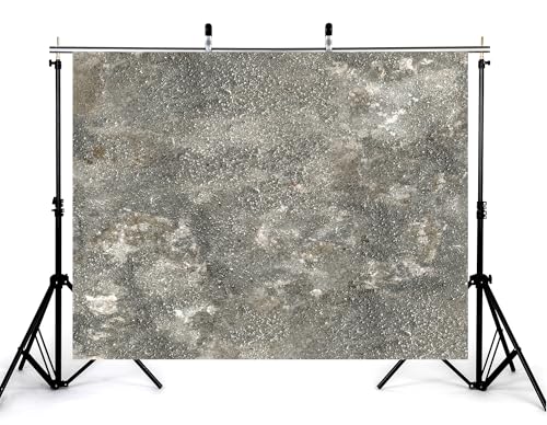 10x5ft Rough Grey Concrete Backdrop Weathered Texture and Neutral Tones Photography Background for Industrial and Modern Event Decorations Tapestry Banner Photo Booth Props - size: 10x5ft