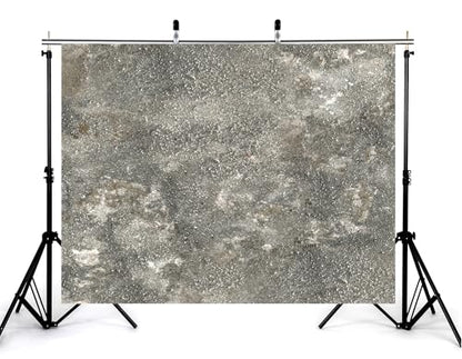 8x6ft Rough Grey Concrete Backdrop Weathered Texture and Neutral Tones Photography Background for Industrial and Modern Event Decorations Tapestry Banner Photo Booth Props - size: 8x6ft