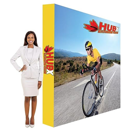 Custom Fabric Pop Up Straight Display, Trade Show Display Backdrop Booth, Hook and Loop Step and Repeat Backdrop for Trade Show Backdrops (Graphic Only, 10ftx8ft) - size: 10ftx8ft