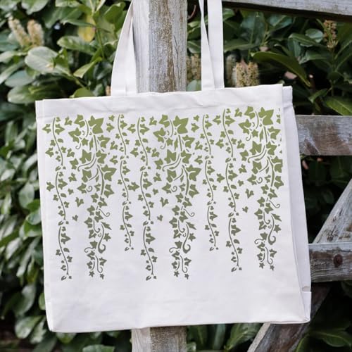 Floral Stencils for Crafts Reusable Texture Stencils Leaf Background Stencil Templates for Painting on Wood Canvas Furniture Cards Scrapbook - style: Floral