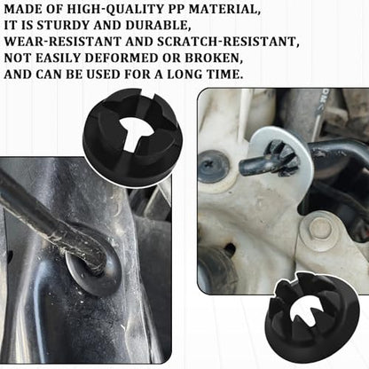 Hood Prop Rod Clip Car Engine Hood Support Bar Prop Rod Retainer Clip Holder Grommet Clamps, 91503-SS0-003 91604-SD2-013 Engine Hood Body Stay Clips Car Accessories for Honda Accord RDX(3PCS)
