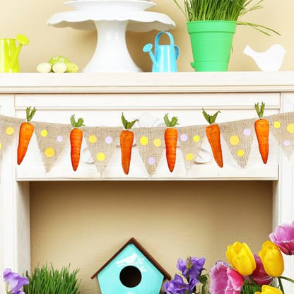 Winlyn 12 Pcs Artificial Carrots Easter Decorative Orange Foam Carrots Lifelike Simulation Artificial Vegetables 7.9" for Home Kitchen Decor Spring Easter Basket Bunny Wreath Photo Props DIY Crafts - size: Large