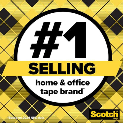 Scotch Double Sided Tape with Tape Dispenser, Office and School Supplies for Arts and Crafts, Alternative to Scrapbooking Tape, 0.5 in. x 400 in., 2 Rolls with Dispensers - size: 0.5 in x 400 in (2 Rolls)