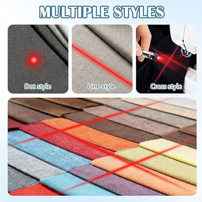 Teotranic Magnetic Sewing Machine Alignment Light - Precision Positioning Guide for Quilting & Straight Stitching - Professional Hands-Free Positioning Tool for Fabric (Red Dot) - color: Red Dot