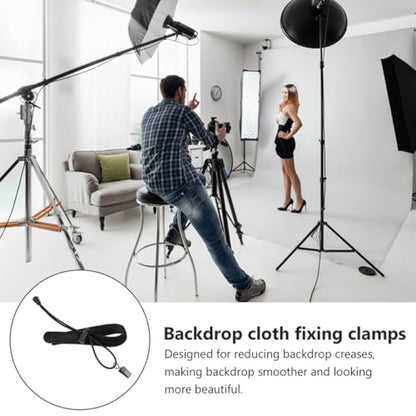 COHEALI 4 Pcs Photography Backdrop Cloth Clips Background Clamp Holders for Studio Photo Shoot, Sturdy Backdrop Fixing Clamps for Professional Photography Setup
