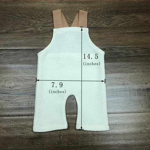Newborn Baby Boy Suspender Pants Photo Outfits Gentleman Photography Outfit Girl - color: Off-white