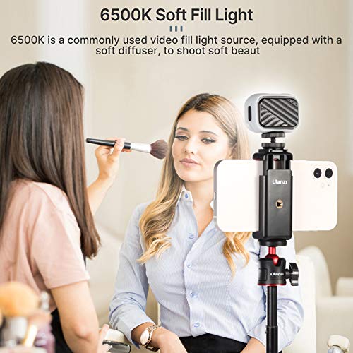 PICTRON VL28 LED Light for iPhone, Mini LED Camera Light, Rechargeable 5600K 95+ Long-Lasting Fill Light for Action Camera, DJI OSMO, Smartphone, Sony ZV-1, A7, RX100 VII