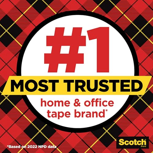 Scotch Transparent Tape, Clear Tape Engineered for Office and Home Use, 1 Inch Core 3/4 in x 1000 in, 3 Boxes (Pack of 2) - size: 3 Rolls (Pack of 2), style: 3 Rolls