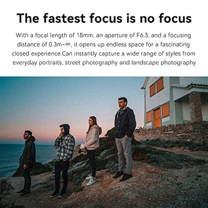 7artisans 18MM F6.3 Mark II UFO Lens for M4/3 Mount, APS-C,Prime Lens,Ultra-Thin Compact Mirrorless Cameras for Panasonic GM/GX/G/GH/GF Series for Olympus EPM/EP/EPL/Pen/EM Series