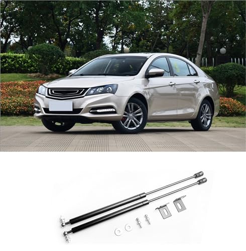 Compatible With Geely Emgrand 7 EC7 2014-2021 Refit Bonnet Hood Gas Shock Lift Strut Bars Support Rod Spring Bracket Car-styling(Dark Grey) - color: Dark Grey