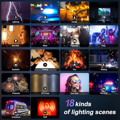 GVM RGB Photography Lighting Kits with 2 Softboxes, 880RS 60W Studio Lights with Bluetooth Control, 2 Packs Video Light with 18 Lighting Scenes, led Panel Lights for Video Recording, 8330lux/0.5M - size: 2 Packs with Softbox