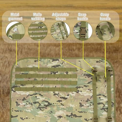 Shooting Mat, Extra Large (95" x 29") Prone Shooting Pad, Roll Up Portable Waterproof Hunting Mats for Range Shooting Hunting