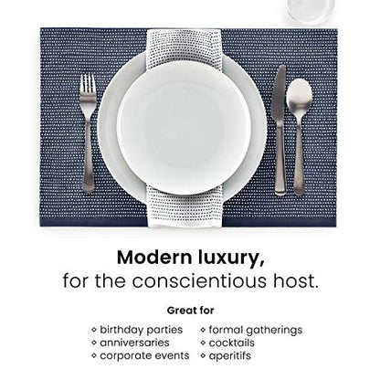 Cotton Luncheon Napkin - 25 Napkins per roll - Anthracite - color: Anthracite Grey