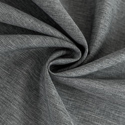 Seenus Gray Faux Linen Fabric Tablecloth, Water Resistant & Wipeable Table Cloth for 4-6 Seats Rectangle Table in Dining Room Kitchen Patio, 55 x 70 Inch - color: Dark Grey, size: 70" x 55" (Rectangular)