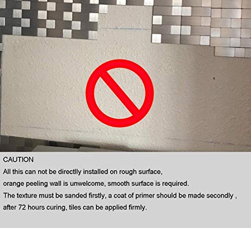 Art3d Peel & Stick Brick Kitchen Backsplash Self-Adhesive Wall Tile Stone Design, 10 Sheets, Blue Marlbe, 30 * 30cm - color: Blue