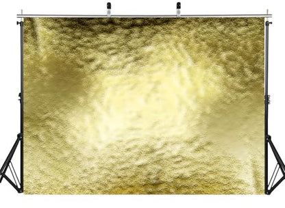 8x8ft Fabric Textured Golden Foil Background Backdrop Shimmering Metallic Surface Photography Background Luxe Glamour Charm Party Decor Home Tapestry Photo Props - size: 8X8ft