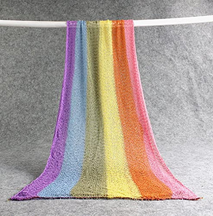 Coberllus Newborn Baby Photo Props Wrap Cloth Blanket Swaddle for Boys Girls Photography Shoot (Rainbow) - color: Rainbow